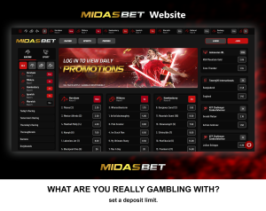 MidasBet Website